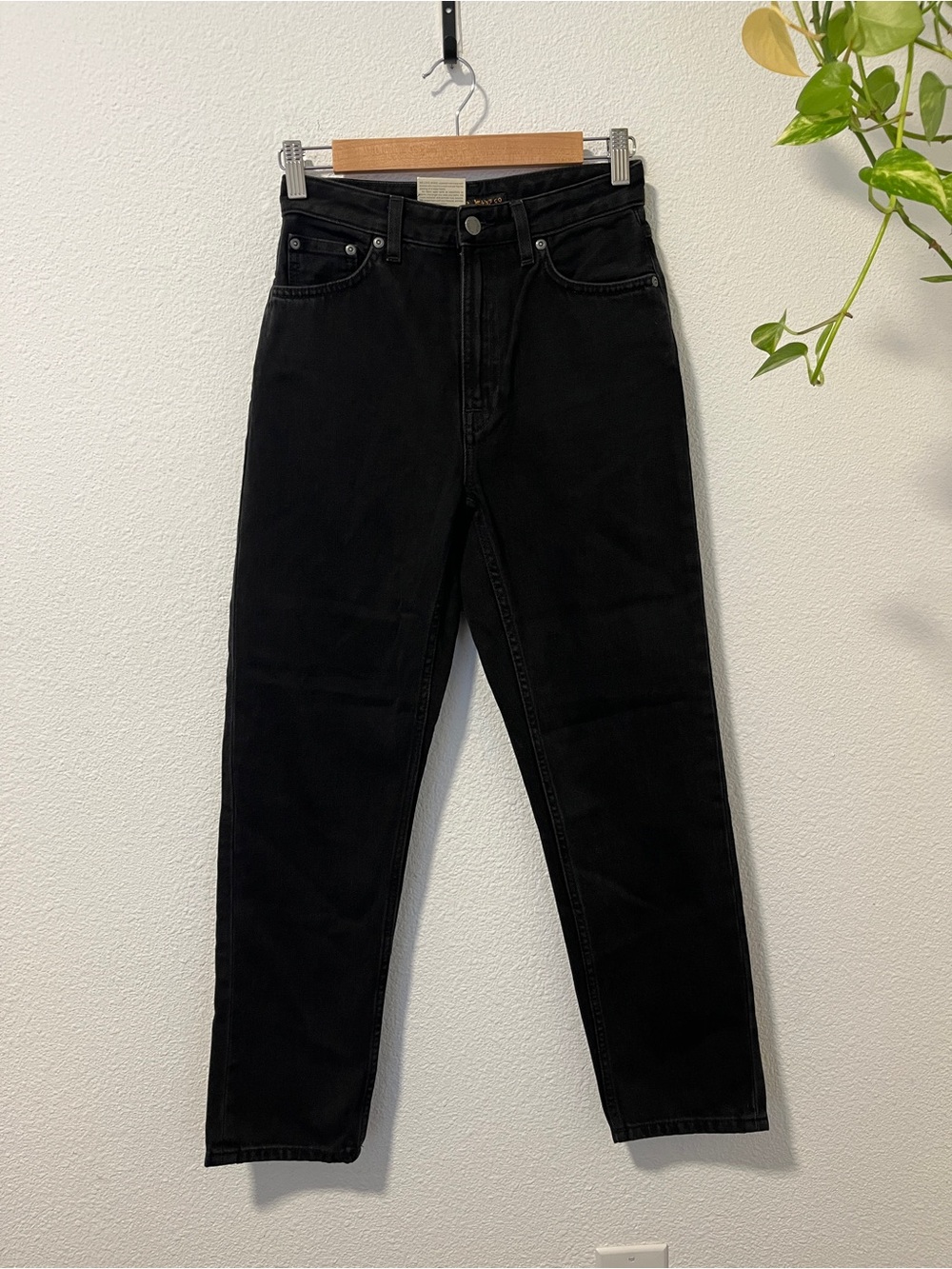 Women’s Breezy Brit Nudie Jeans W26 x L28 Black Worn Wash